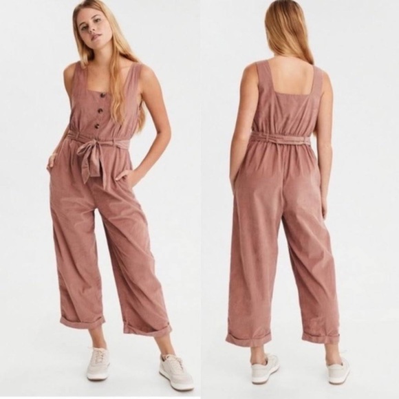 American Eagle Outfitters size medium corduroy jumpsuit - Picture 7 of 7